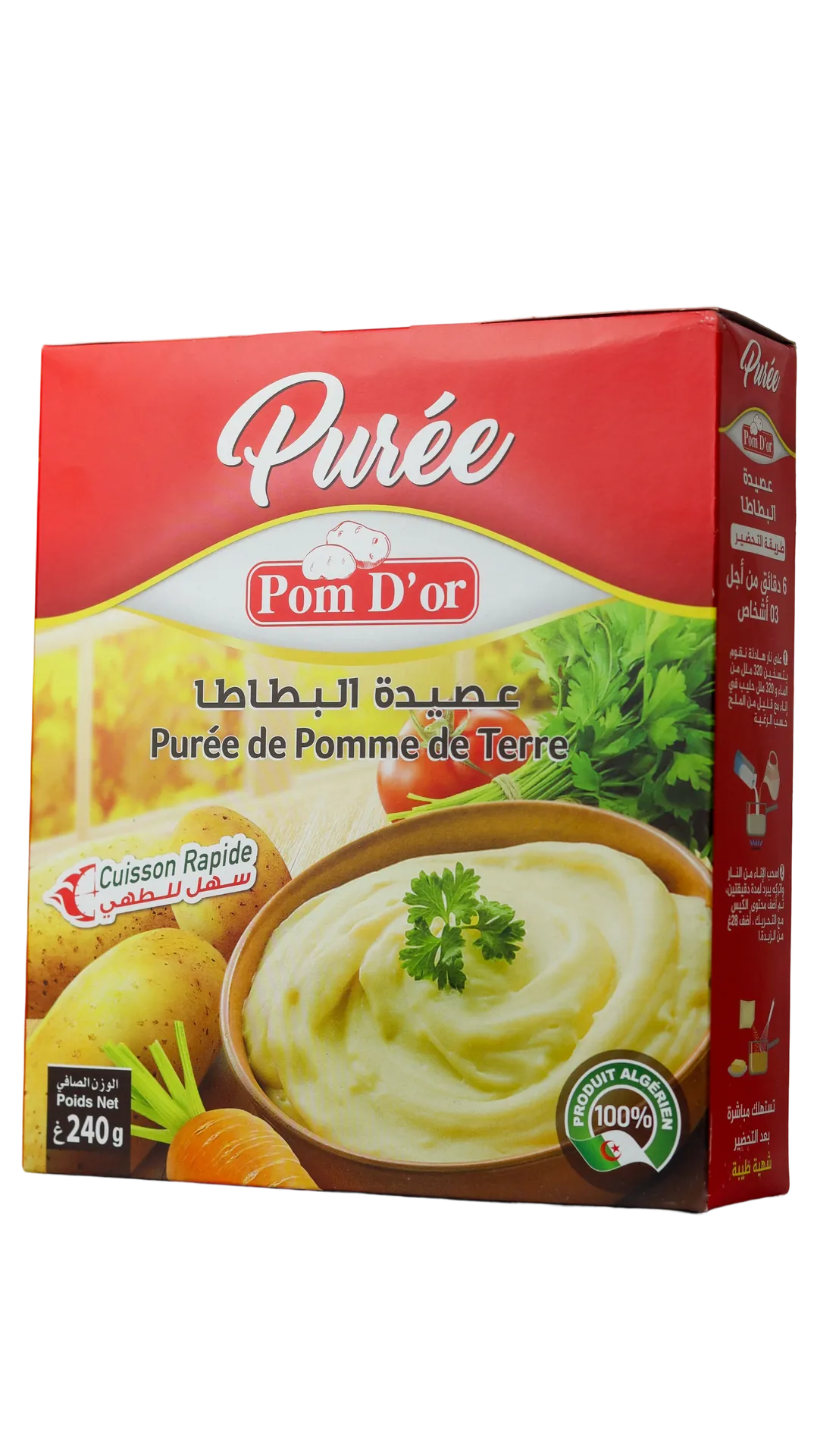 Pom d’Or – Purée de pomme de terre instantanée 240g